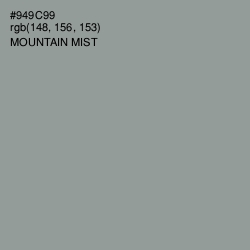 #949C99 - Mountain Mist Color Image